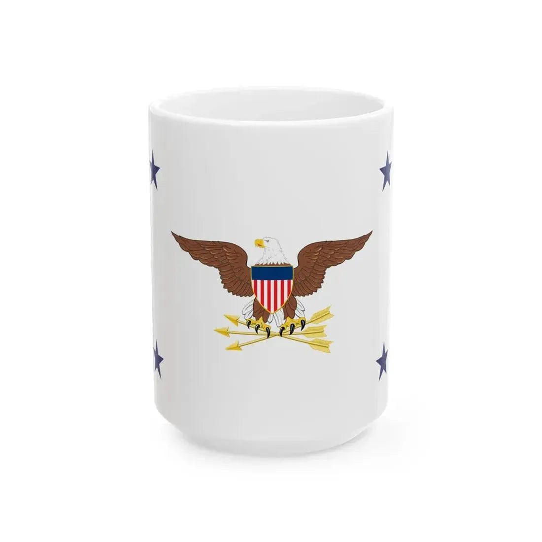 Flag of the Inspector General for the U.S. Department of Defense (United States) White Coffee Mug 15oz - Go Mug Yourself