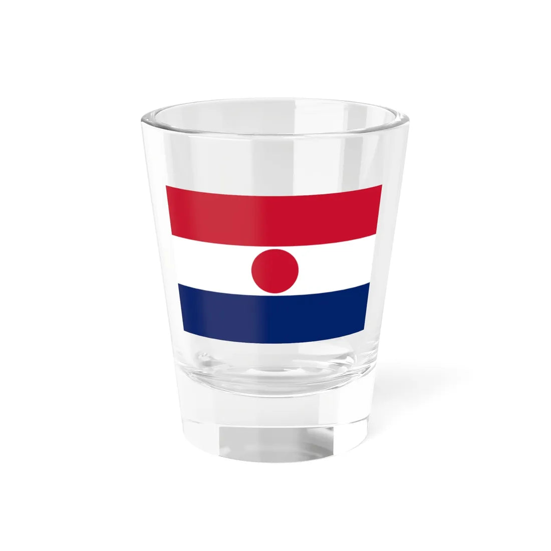Flag of the Inter-Island Steam Navigation Company (United States) Shot Glass 1.5oz 1.5oz - Go Mug Yourself