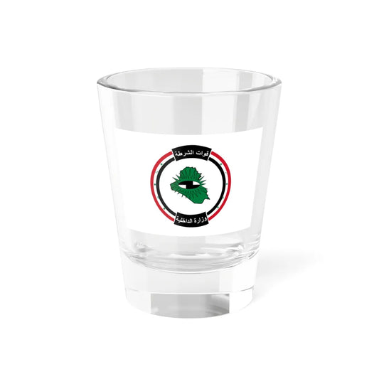 Flag of the Interior Ministry of Iraq pre-2003 (Iraq) Shot Glass 1.5oz 1.5oz - Go Mug Yourself