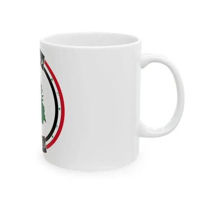 Flag of the Interior Ministry of Iraq pre-2003 (Iraq) White Coffee Mug - Go Mug Yourself