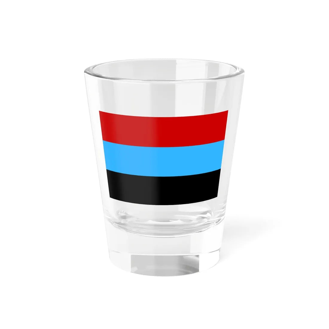 Flag of the Intermovement of Donbass 3-2 (Ukraine) Shot Glass 1.5oz 1.5oz - Go Mug Yourself