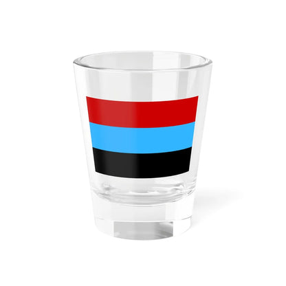 Flag of the Intermovement of Donbass 3-2 (Ukraine) Shot Glass 1.5oz 1.5oz - Go Mug Yourself
