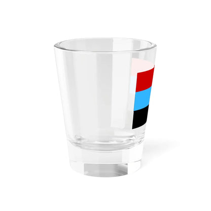 Flag of the Intermovement of Donbass 3-2 (Ukraine) Shot Glass 1.5oz - Go Mug Yourself