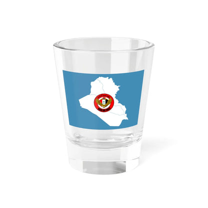 Flag of the Iraqi Air Force (Iraq) Shot Glass 1.5oz 1.5oz - Go Mug Yourself