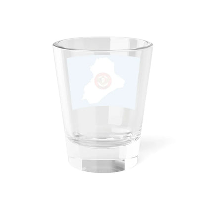 Flag of the Iraqi Air Force (Iraq) Shot Glass 1.5oz - Go Mug Yourself