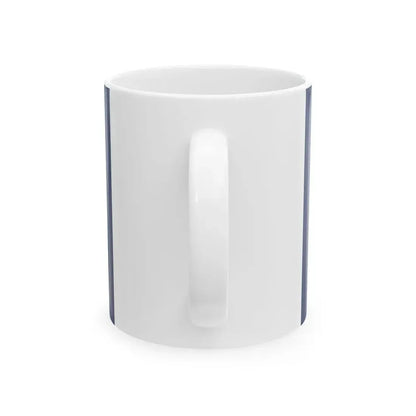 Flag of the Iraqi Navy (Iraq) White Coffee Mug - Go Mug Yourself