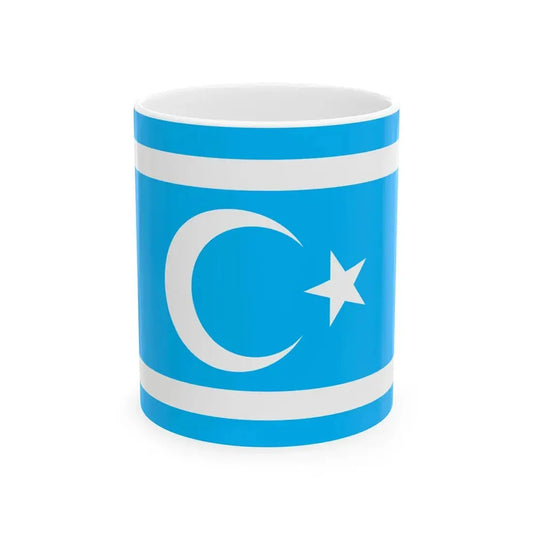 Flag of the Iraqi Turkmen Front (Iraq) White Coffee Mug 11oz - Go Mug Yourself