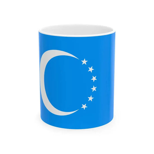 Flag of the Iraqi Turkmen (Iraq) White Coffee Mug 11oz - Go Mug Yourself