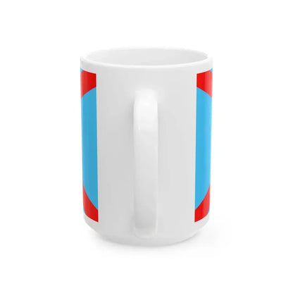 Flag of the Irish Blueshirts (Ireland) White Coffee Mug - Go Mug Yourself