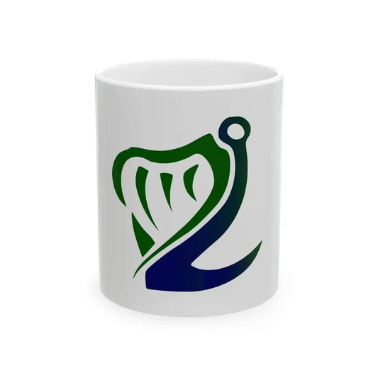 Flag of the Irish Coast Guard (Ireland) White Coffee Mug 11oz - Go Mug Yourself