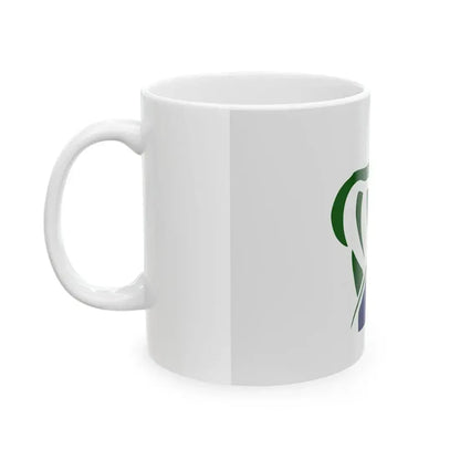 Flag of the Irish Coast Guard (Ireland) White Coffee Mug - Go Mug Yourself