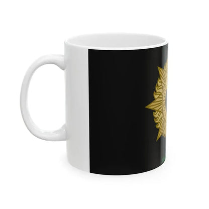 Flag of the Irish Defence Forces (Ireland) White Coffee Mug - Go Mug Yourself