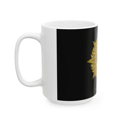 Flag of the Irish Defence Forces (Ireland) White Coffee Mug - Go Mug Yourself
