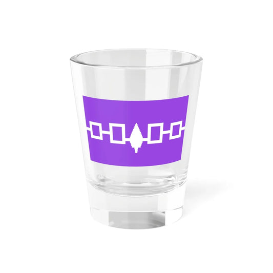 Flag of the Iroquois (Canada) Shot Glass 1.5oz 1.5oz - Go Mug Yourself
