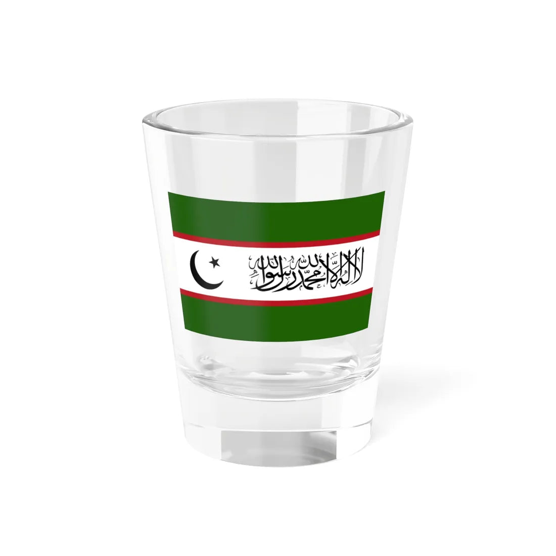Flag of the Islamic Renaissance Party of Tajikistan (Tajikistan) Shot Glass 1.5oz 1.5oz - Go Mug Yourself