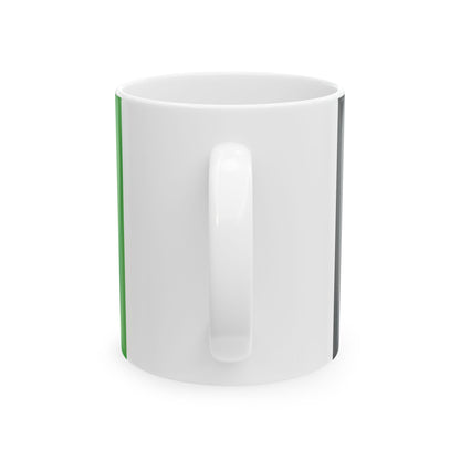 Flag of the Islamic Republic of Afghanistan (Afghanistan) White Coffee Mug-Go Mug Yourself