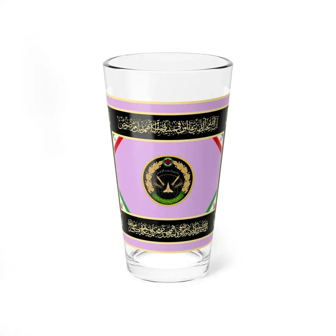 Flag of the Islamic Republic of Iran Air Defense Force (Iran) Pint Glass 16oz 16oz - Go Mug Yourself