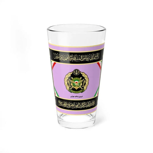 Flag of the Islamic Republic of Iran Air Defense Force of Army (Iran) Pint Glass 16oz 16oz - Go Mug Yourself