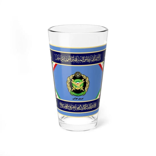 Flag of the Islamic Republic of Iran Air Force of Army (Iran) Pint Glass 16oz 16oz - Go Mug Yourself