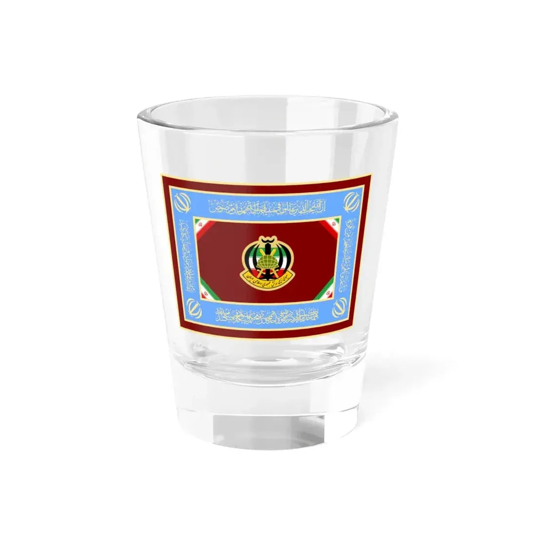Flag of the Islamic Republic of Iran Army Ground Forces (Iran) Shot Glass 1.5oz 1.5oz - Go Mug Yourself