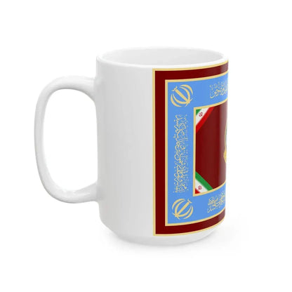 Flag of the Islamic Republic of Iran Army Ground Forces (Iran) White Coffee Mug - Go Mug Yourself