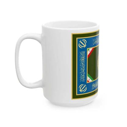 Flag of the Islamic Republic of Iran Army (Iran) White Coffee Mug - Go Mug Yourself