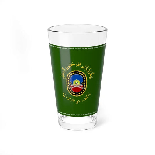 Flag of the Islamic Republic of Iran Military University (Iran) Pint Glass 16oz 16oz - Go Mug Yourself