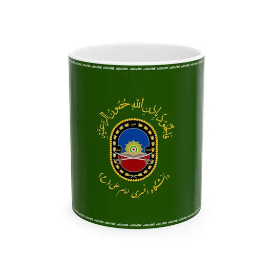 Flag of the Islamic Republic of Iran Military University (Iran) White Coffee Mug 11oz - Go Mug Yourself
