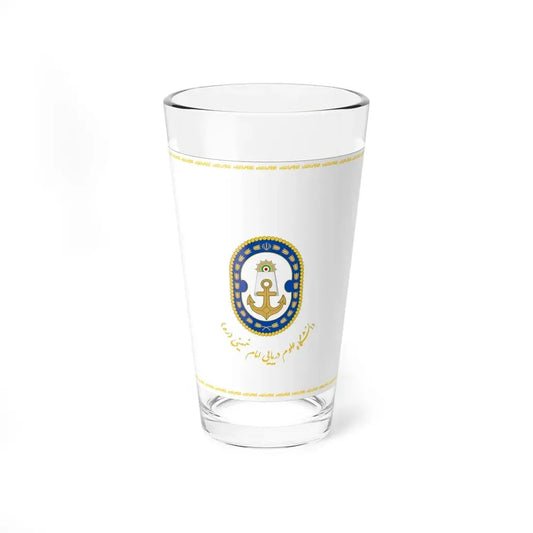 Flag of the Islamic Republic of Iran Naval Sciences University (Iran) Pint Glass 16oz 16oz - Go Mug Yourself