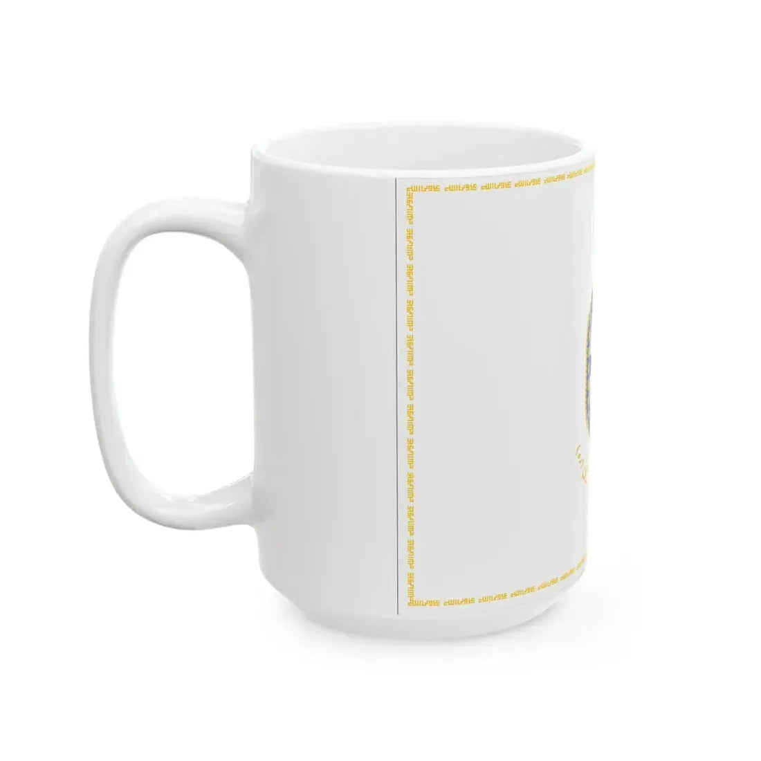 Flag of the Islamic Republic of Iran Naval Sciences University (Iran) White Coffee Mug - Go Mug Yourself