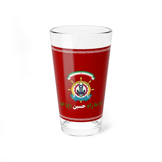 Flag of the Islamic Republic of Iran Naval Specialties Training Center (Iran) Pint Glass 16oz 16oz - Go Mug Yourself