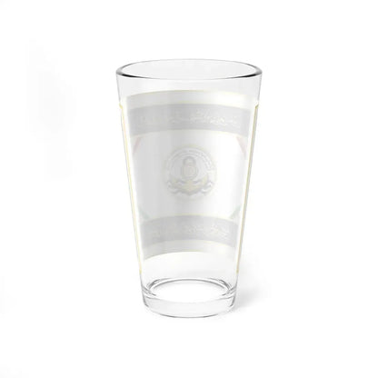 Flag of the Islamic Republic of Iran Navy (Iran) Pint Glass 16oz - Go Mug Yourself