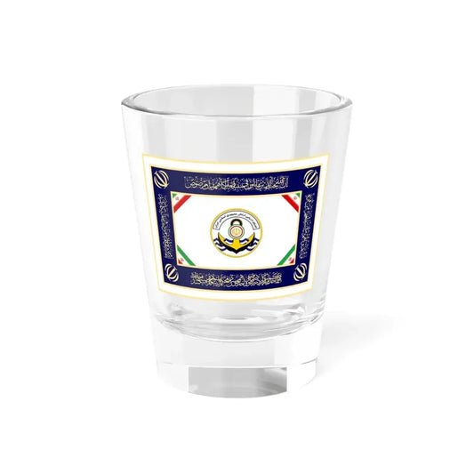 Flag of the Islamic Republic of Iran Navy (Iran) Shot Glass 1.5oz 1.5oz - Go Mug Yourself