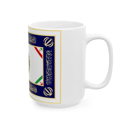 Flag of the Islamic Republic of Iran Navy of Army (Iran) White Coffee Mug - Go Mug Yourself