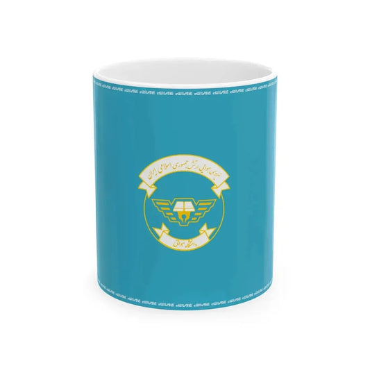 Flag of the Islamic Republic of Iran Sattari Air Sciences University (Iran) White Coffee Mug 11oz - Go Mug Yourself