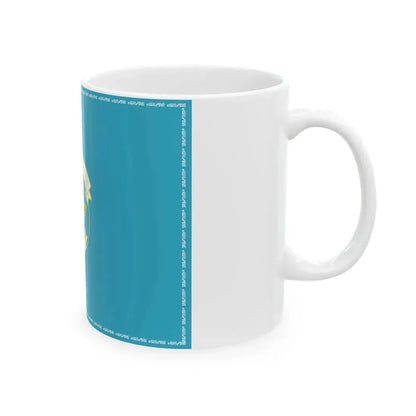 Flag of the Islamic Republic of Iran Sattari Air Sciences University (Iran) White Coffee Mug - Go Mug Yourself