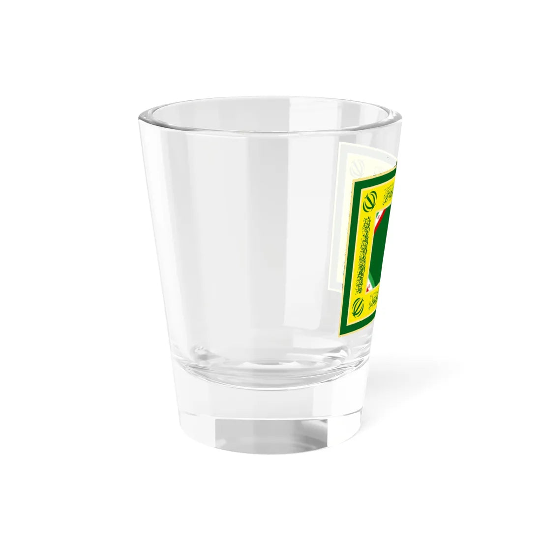 Flag of the Islamic Revolution Committees (Iran) Shot Glass 1.5oz - Go Mug Yourself