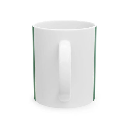 Flag of the Islamska Zajednica (Bosnia and Herzegovina) White Coffee Mug - Go Mug Yourself