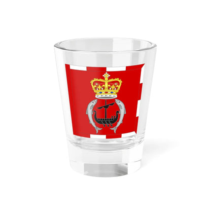 Flag of the Islay Herald Extraordinary (Scotland) Shot Glass 1.5oz 1.5oz - Go Mug Yourself