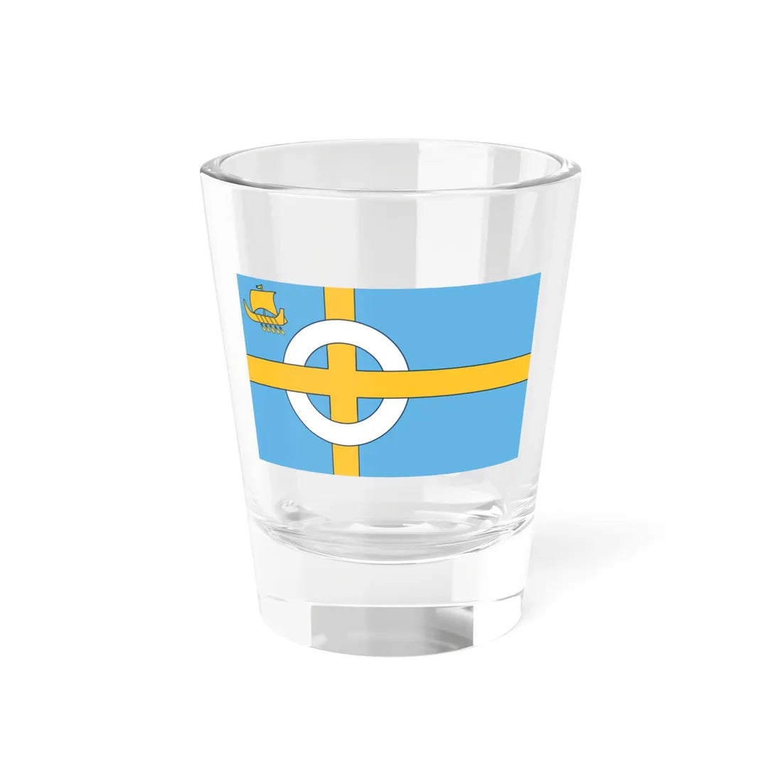 Flag of the Isle of Skye (Scotland) Shot Glass 1.5oz 1.5oz - Go Mug Yourself