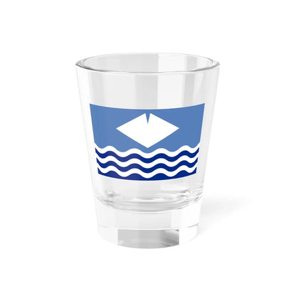 Flag of the Isle of Wight (England) Shot Glass 1.5oz 1.5oz - Go Mug Yourself
