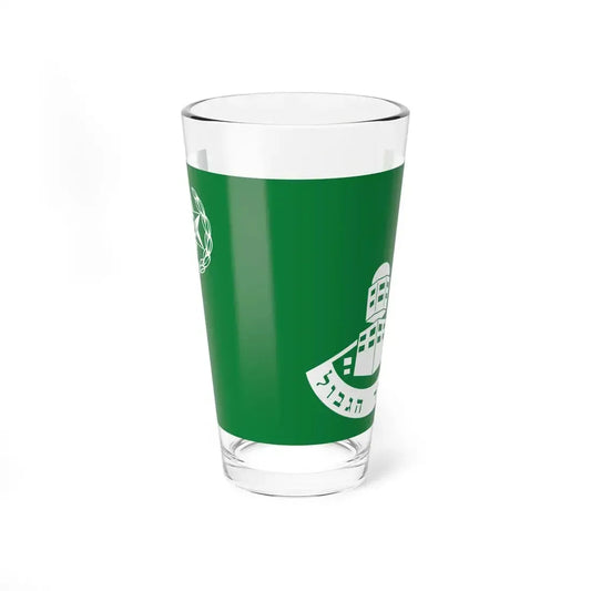Flag of the Israel Border Police (Israel) Pint Glass 16oz 16oz - Go Mug Yourself