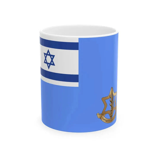 Flag of the Israel Defense Forces 2024 (Israel) White Coffee Mug 11oz - Go Mug Yourself