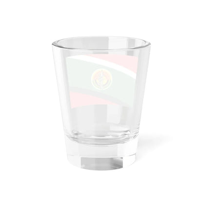 Flag of the Israeli Army Land Arm (Israel) Shot Glass 1.5oz - Go Mug Yourself