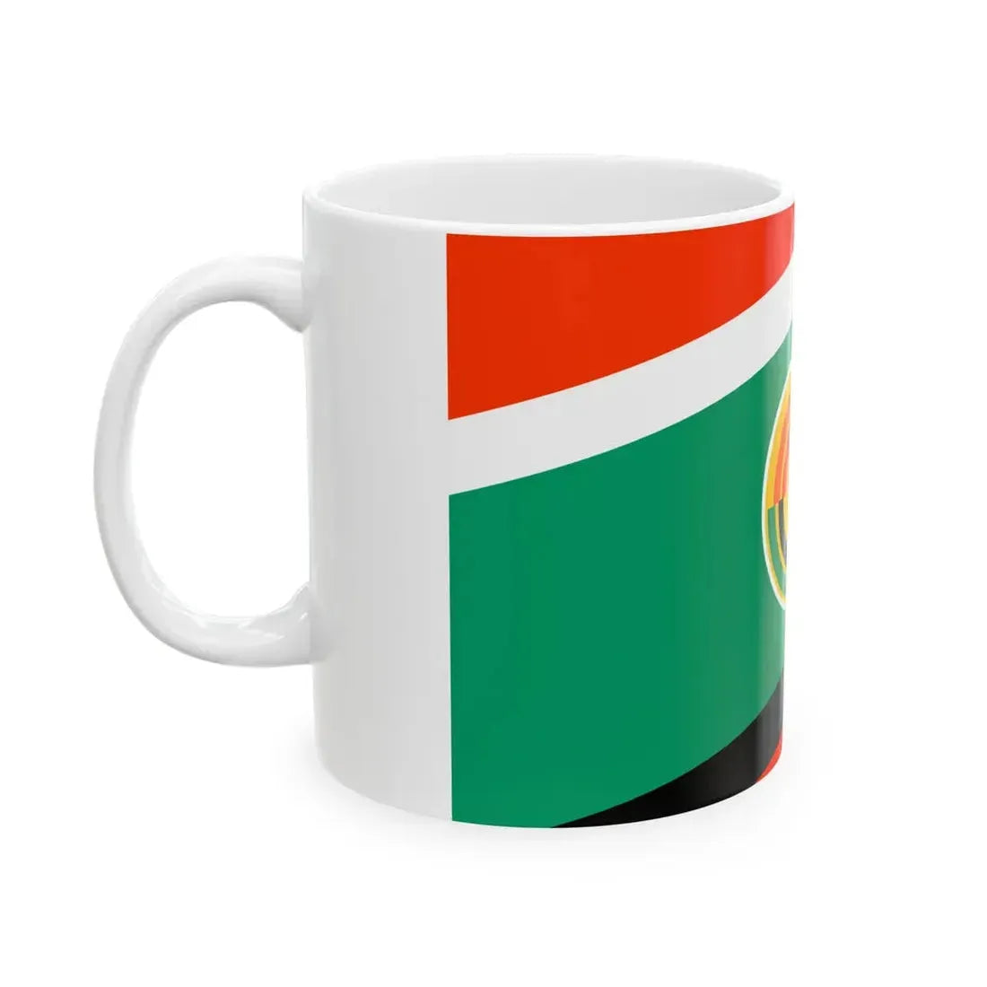 Flag of the Israeli Army Land Arm (Israel) White Coffee Mug - Go Mug Yourself