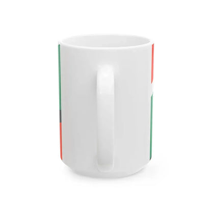 Flag of the Israeli Army Land Arm (Israel) White Coffee Mug - Go Mug Yourself