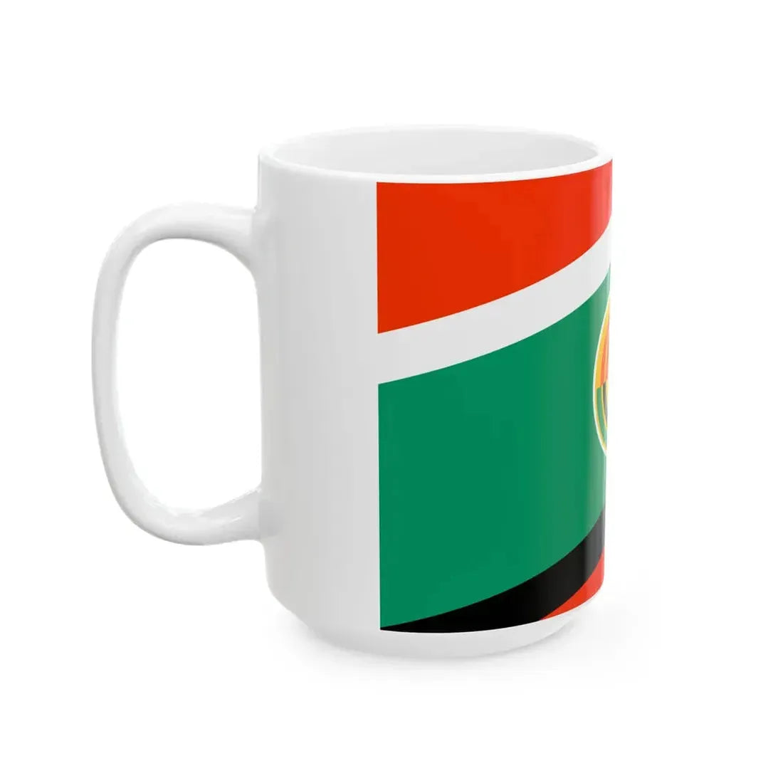 Flag of the Israeli Army Land Arm (Israel) White Coffee Mug - Go Mug Yourself