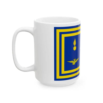 Flag of the Italian Defence minister (Italy) White Coffee Mug - Go Mug Yourself
