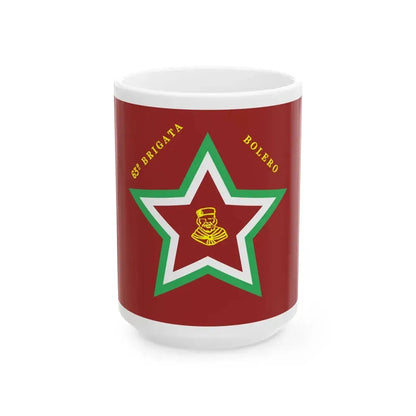 Flag of the Italian Partisan 63rd Brigade (Italy) White Coffee Mug 15oz - Go Mug Yourself