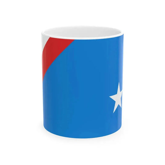 Flag of the Italian Partisan Republic of Ossola (Italy) White Coffee Mug 11oz - Go Mug Yourself
